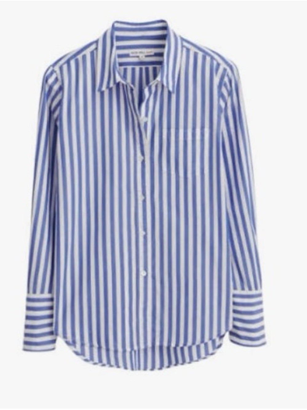 Alex Mill Blue and White Stripe Wyatt Shirt